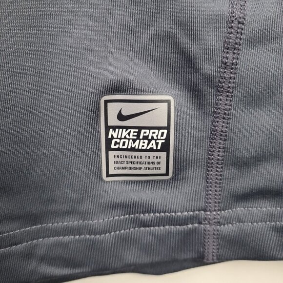 Nike Pro Men's Dri-FIT Fitness Mock Neck Long-Sleeve Top Size M Fitted - Picture 7 of 10